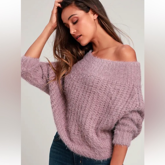 Sweet Lemon Sweaters - Sweet Lemon off the shoulder sweater